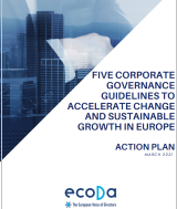 ecoDa Corporate Governance Guidelines to Accelerate Change and Sustainable Growth