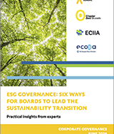ESG Governance: Six Ways for Boards to Lead the Sustainability Transition